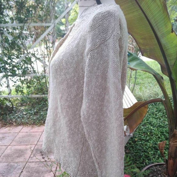 Blarney Woollen Mills Cable Knit Cardigan Sweater - Picture 4 of 6